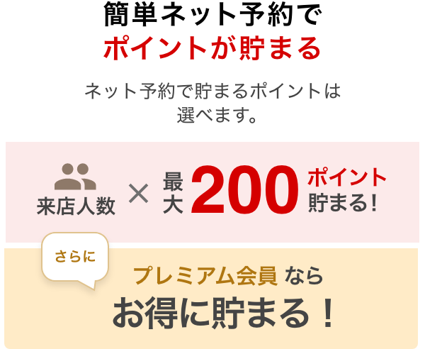 簡単ネット予約でポイントやマイルが貯まる
