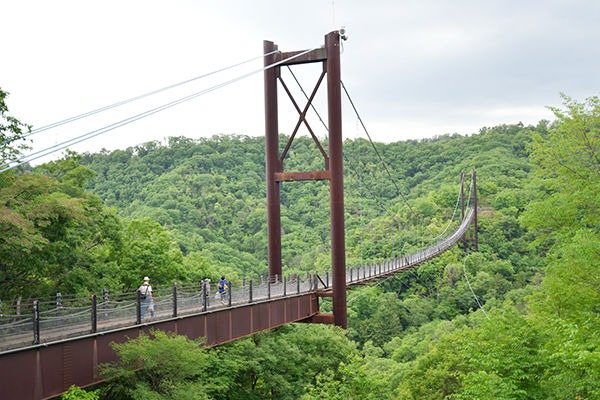 日本最大級の木床橋