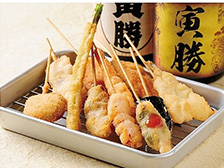 大阪の串かつ